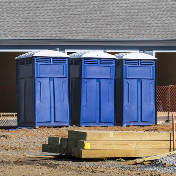 are there any restrictions on where i can place the porta potties during my rental period in Cutchogue New York